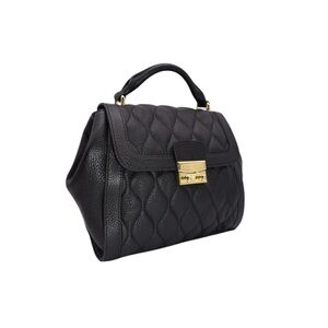 Vera Bradley Leather Quilted Stella Satchel